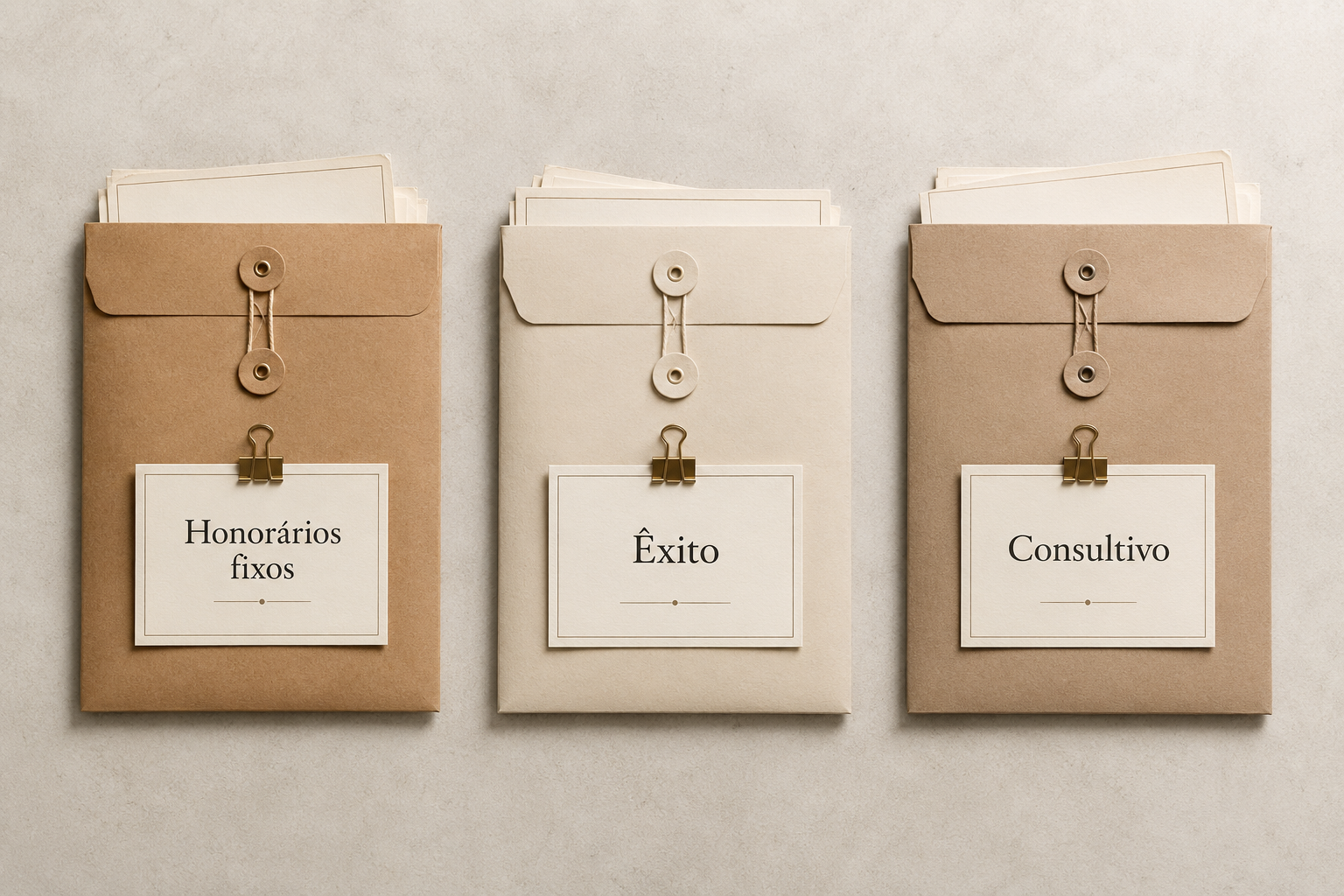 Advocacia: honorários fixos, êxito e consultivo como vias de receita distintas